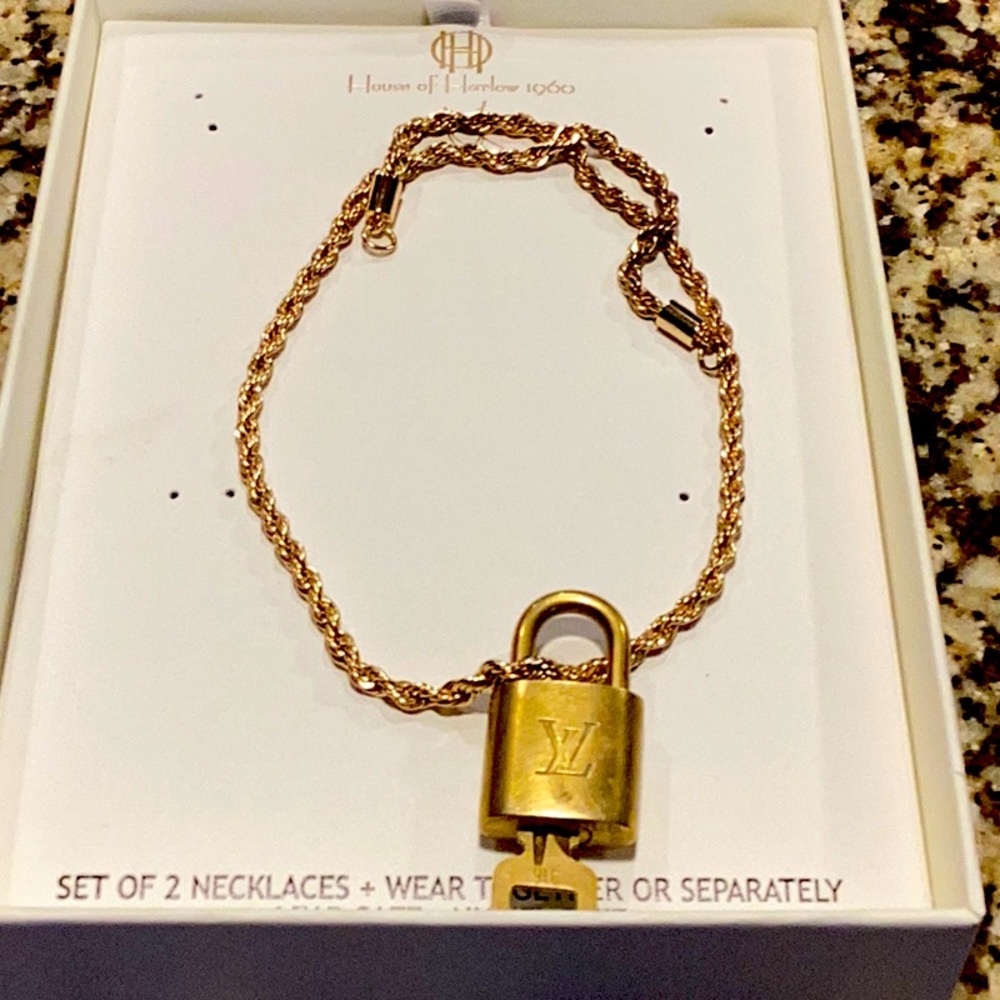Authentic Louis Vuitton 316 lock and key